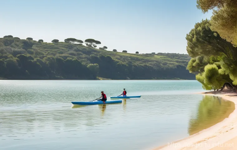 포르투갈 해안 절경 명소 - **Prompt:** A dramatic sunset scene at Praia do Amado on the Costa Vicentina, Portugal. Rugged, dark...
